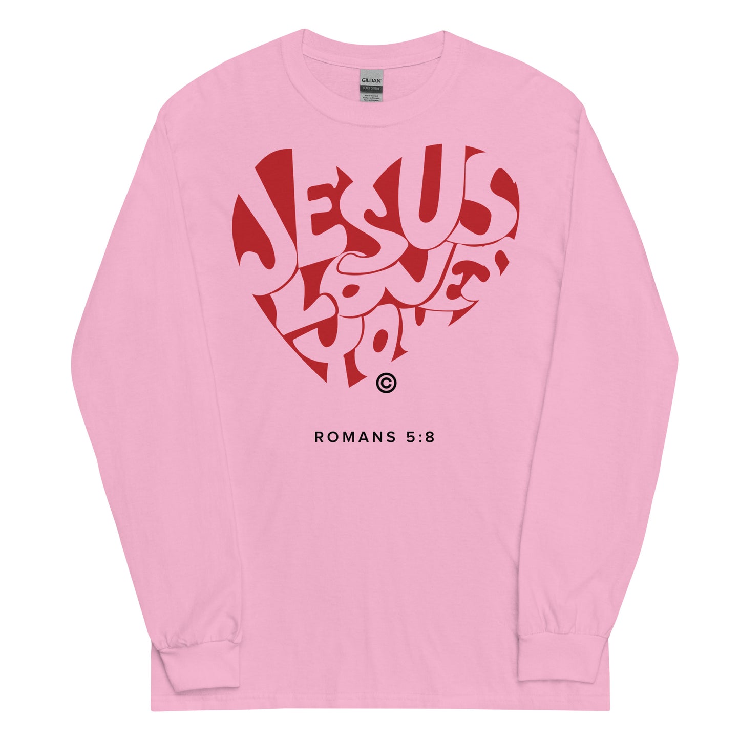 Jesus Loves You Men’s Long Sleeve Shirt