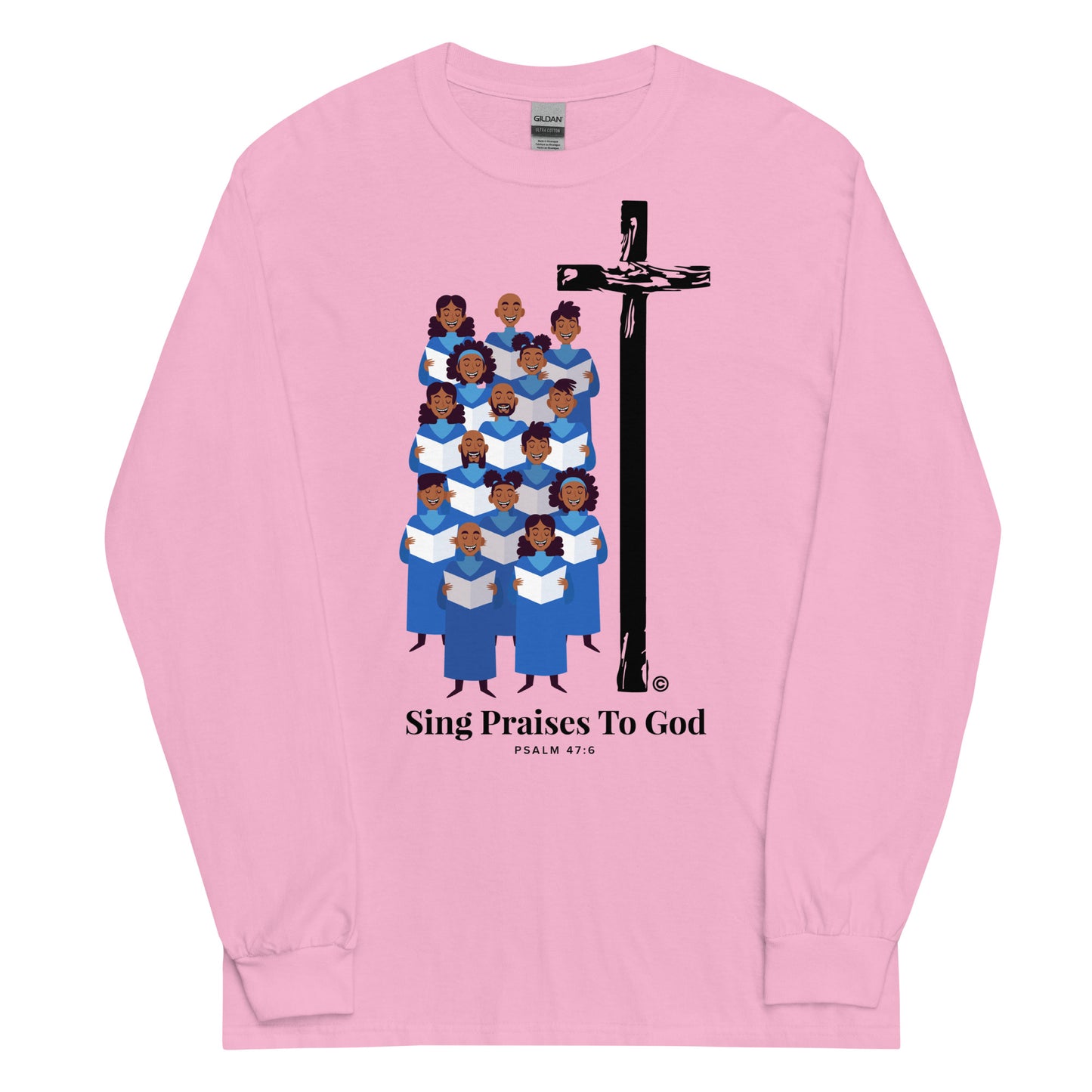 Sing Praises to God Men’s Long Sleeve Shirt