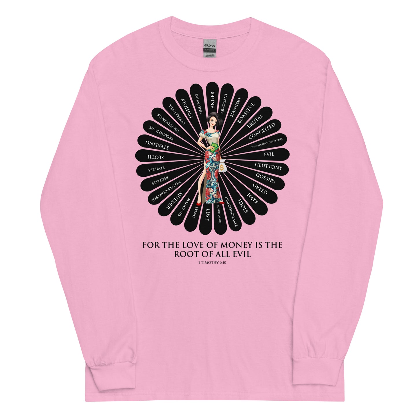 For the Love of Money Men’s Long Sleeve Shirt