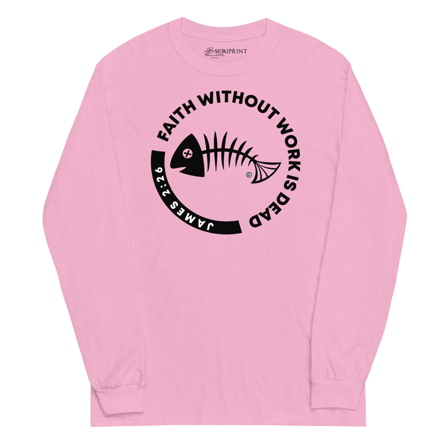 Faith Without Work Men’s Long Sleeve Shirt