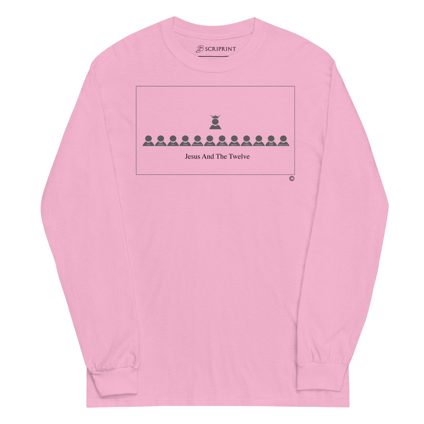 Jesus and the Twelve Men’s Long Sleeve Shirt