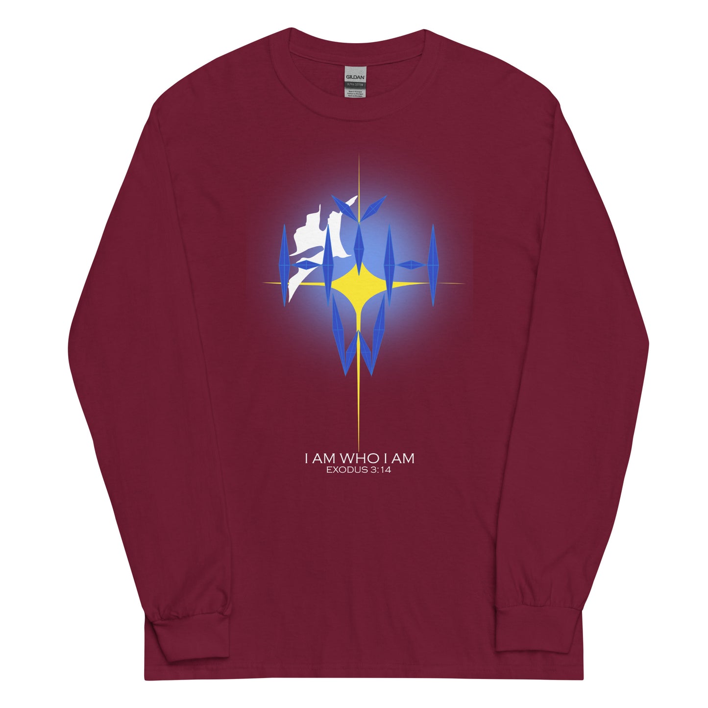I Am Who I Am Dark-Colored Men’s Long Sleeve Shirt