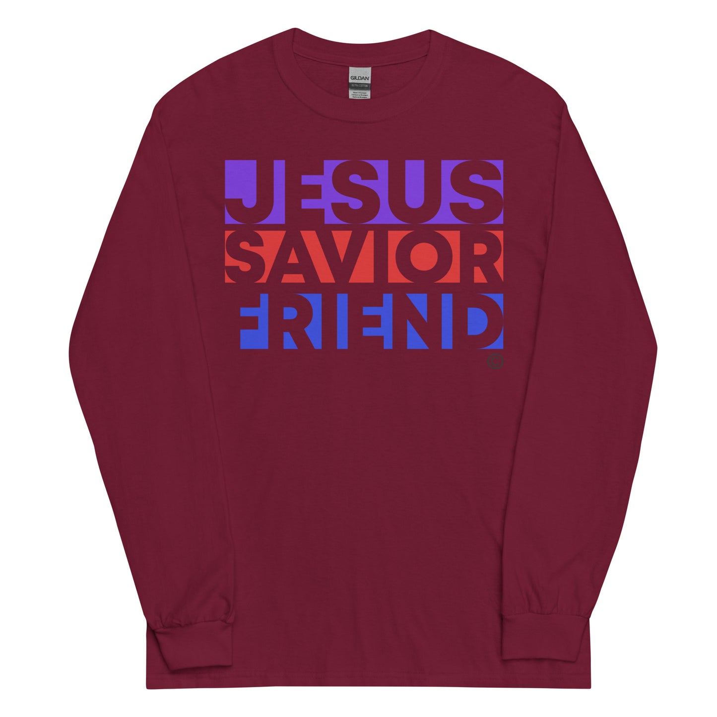 Jesus Savior Friend Men’s Long Sleeve Shirt
