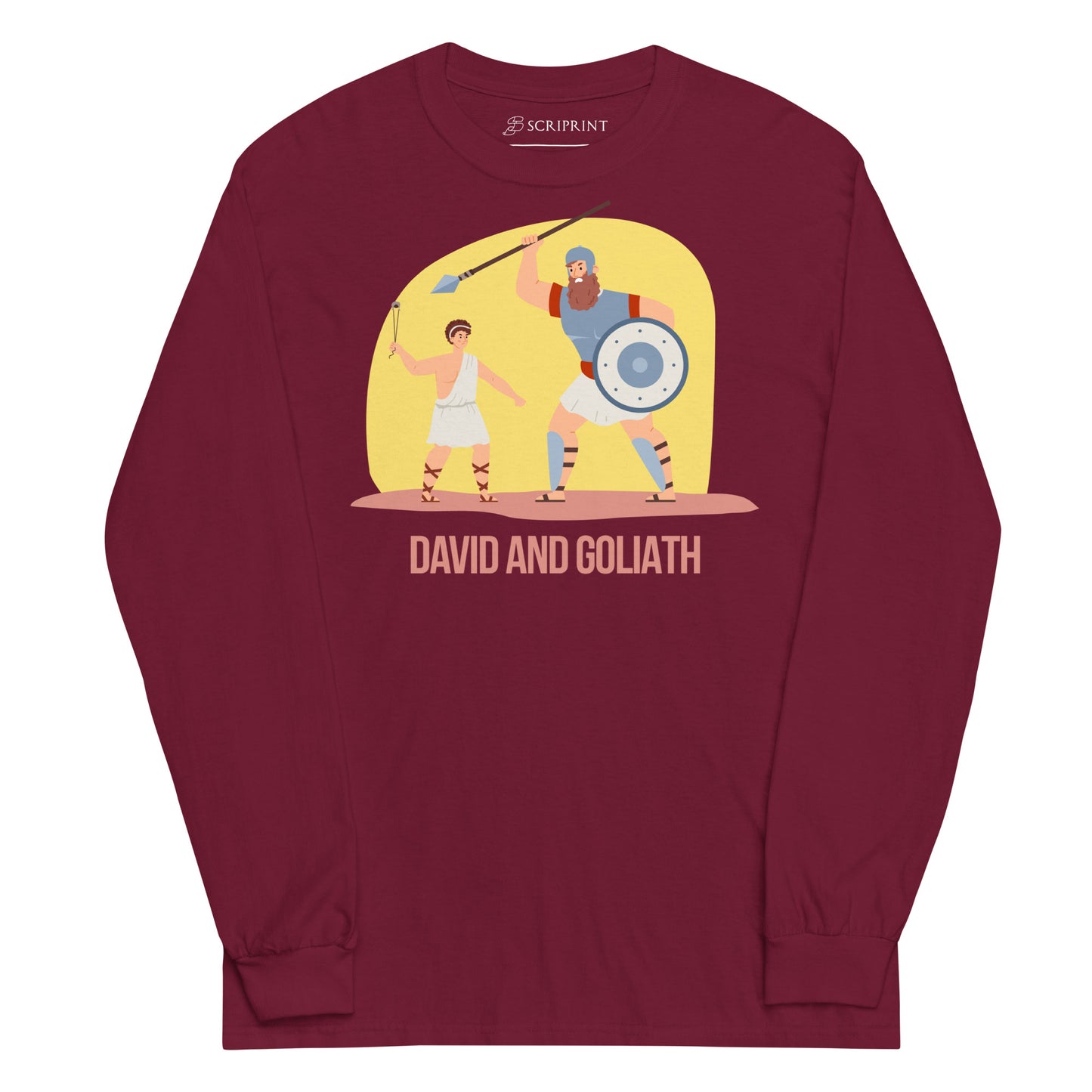 David and Goliath Men’s Long Sleeve Shirt