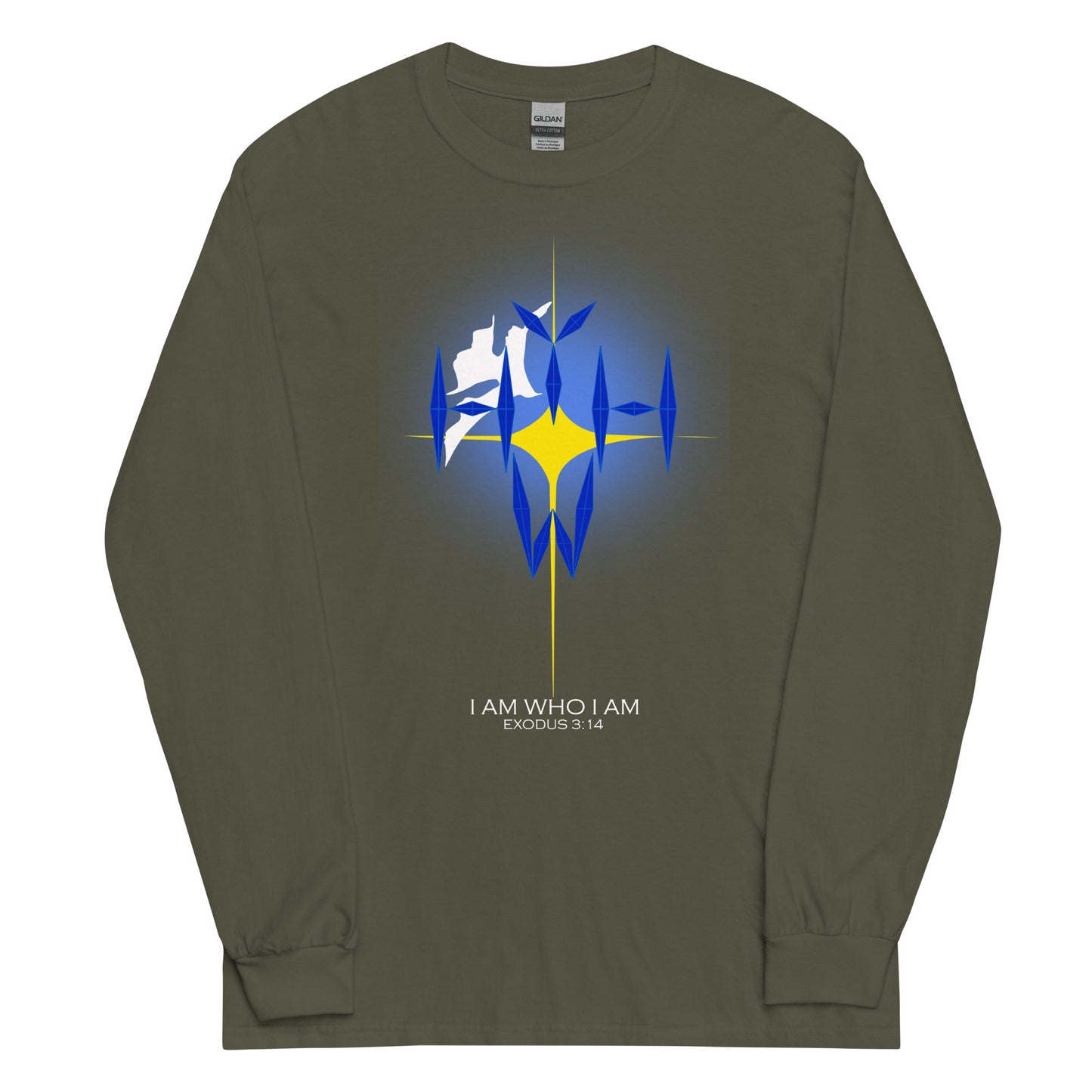 I Am Who I Am Dark-Colored Men’s Long Sleeve Shirt