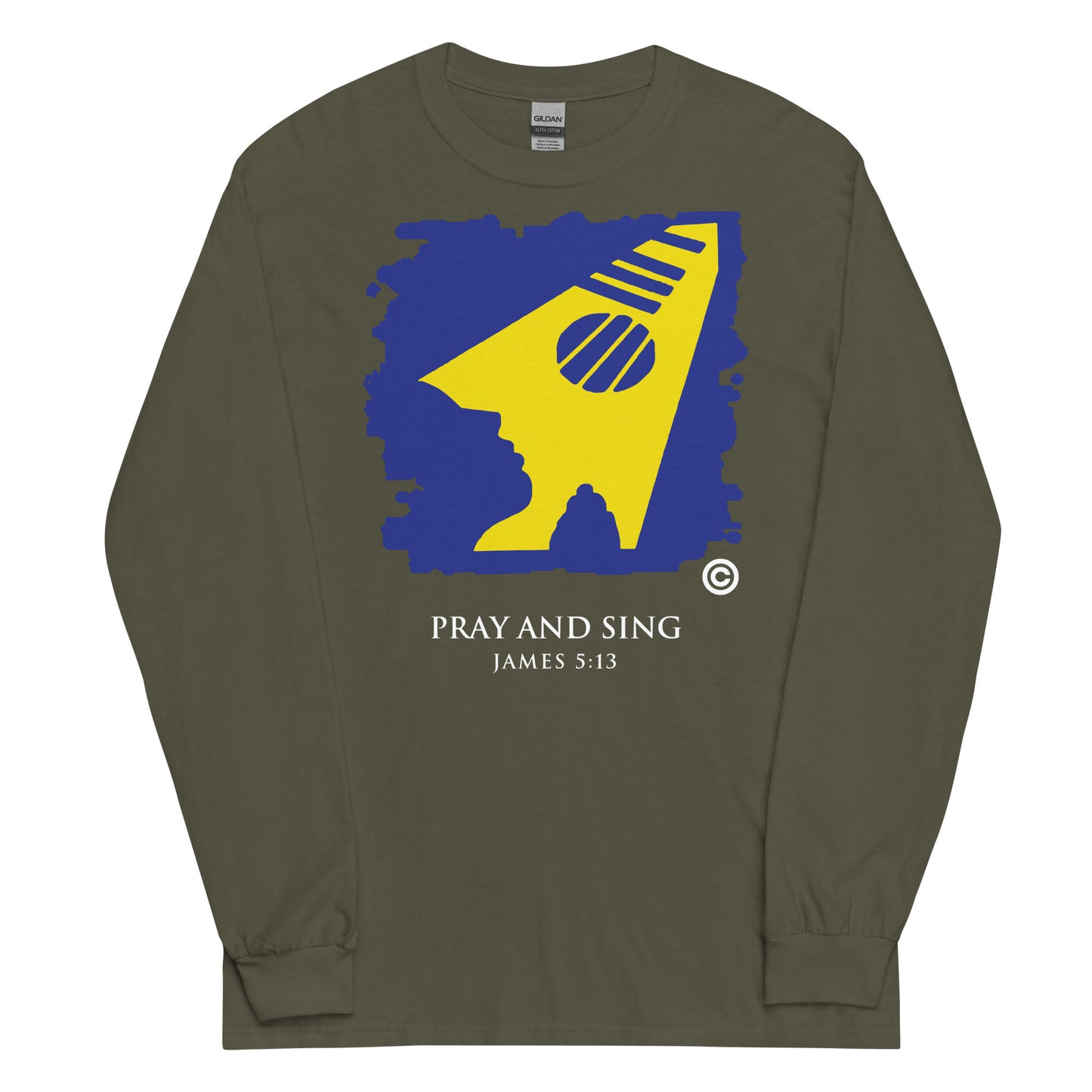 Pray and Sing Men’s Long Sleeve Shirt