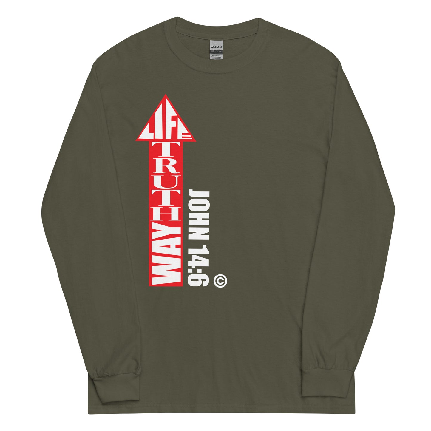 Way Truth Life Men’s Long Sleeve Shirt