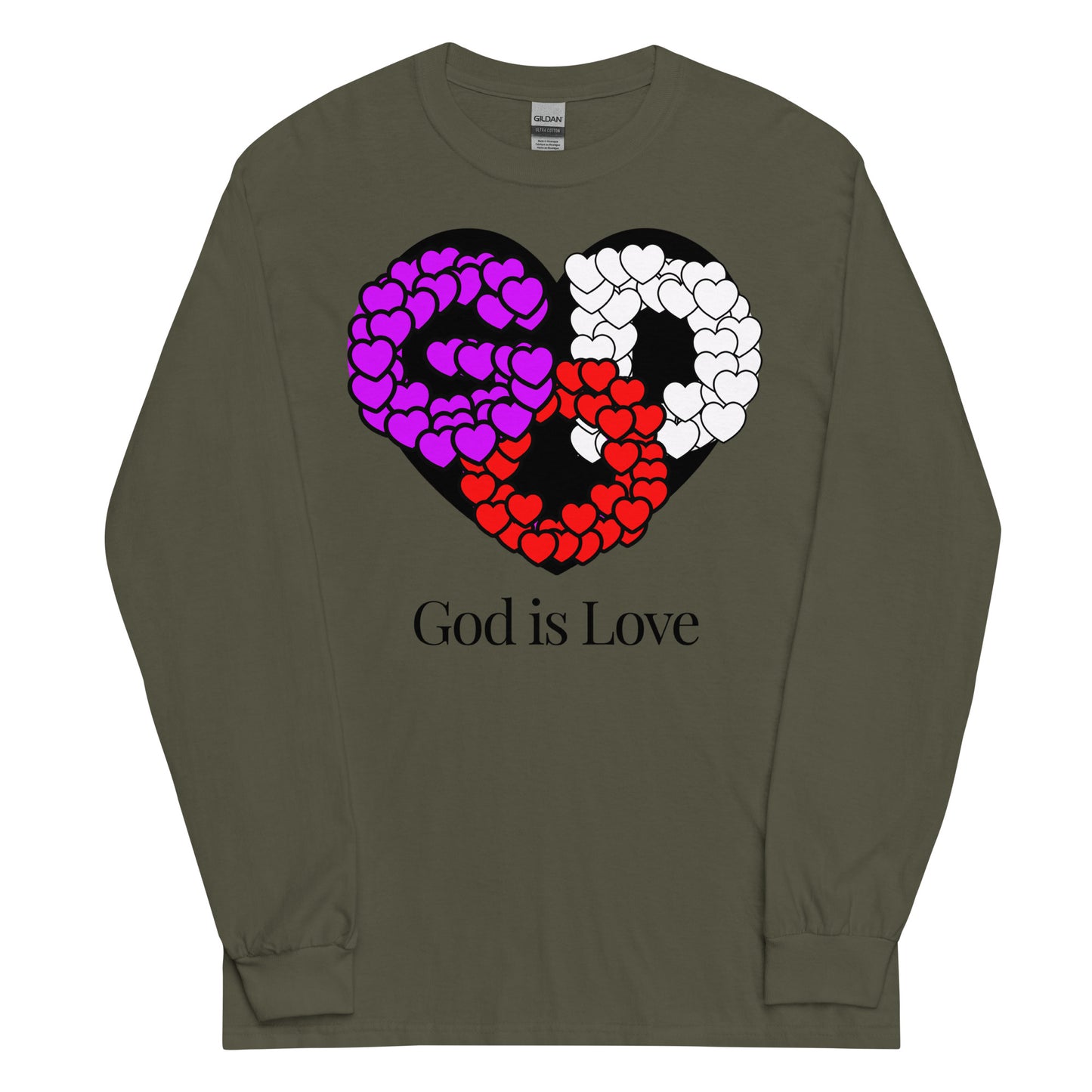 God is Love Men’s Long Sleeve Shirt