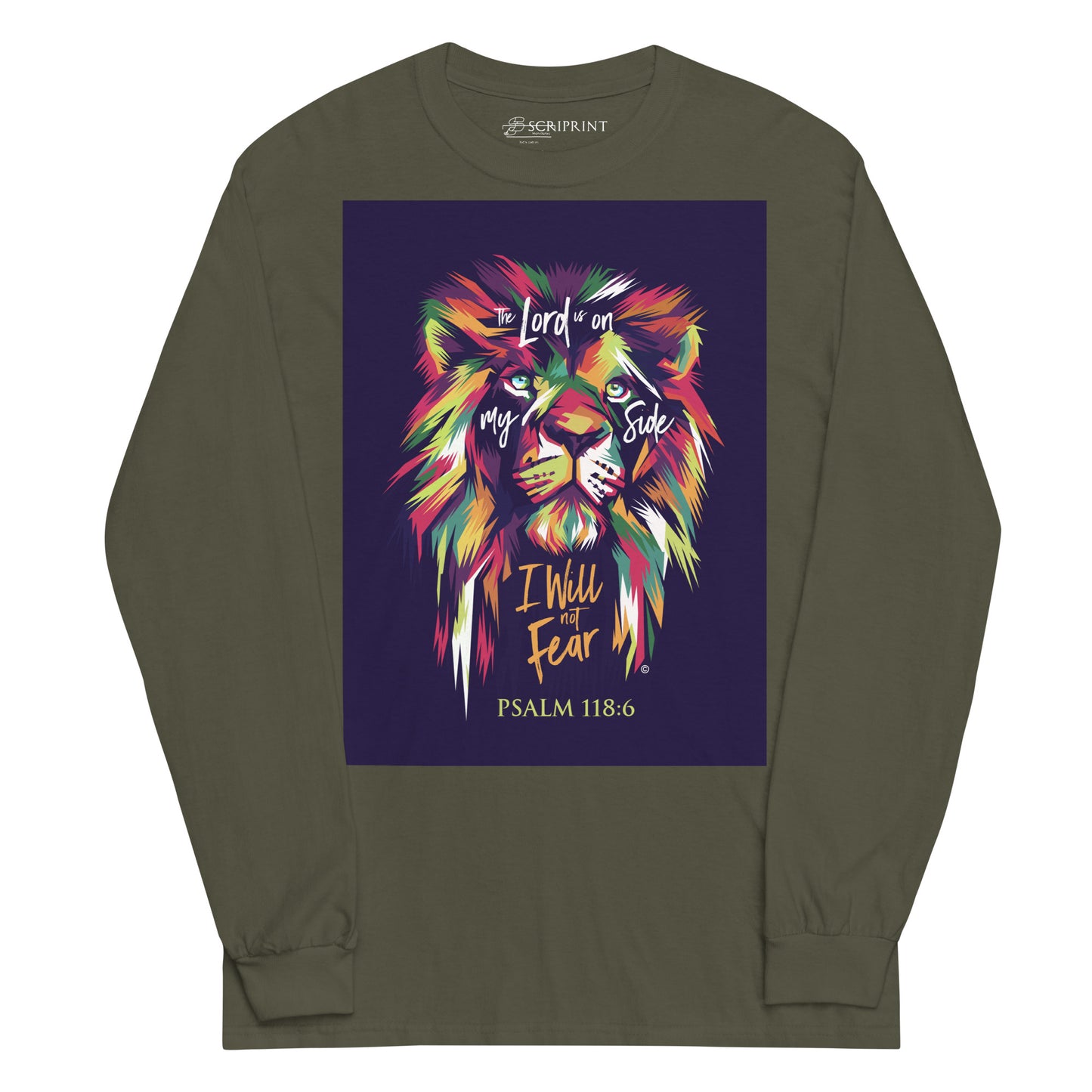 I Will Not Fear Men’s Long Sleeve Shirt
