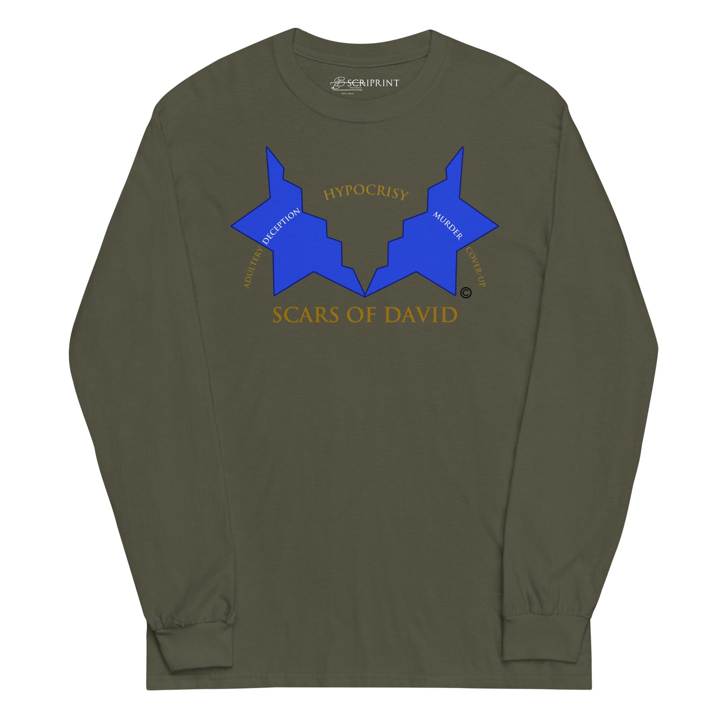 Scars of David Men’s Long Sleeve Shirt