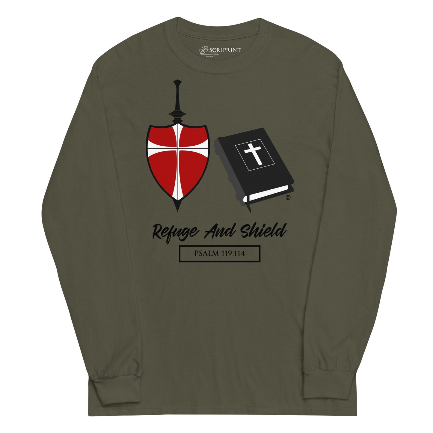 Refuge and Shield Men’s Long Sleeve Shirt