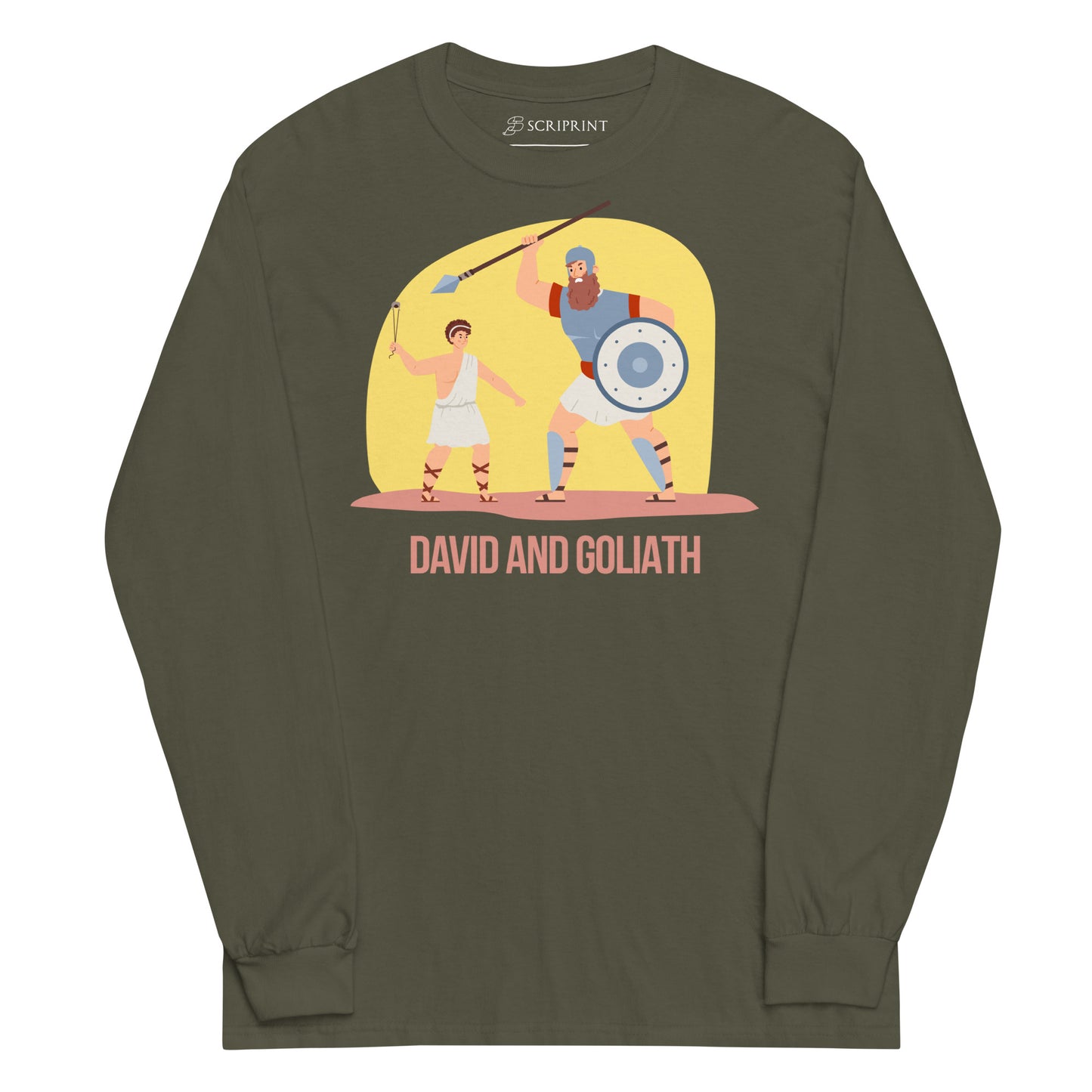 David and Goliath Men’s Long Sleeve Shirt