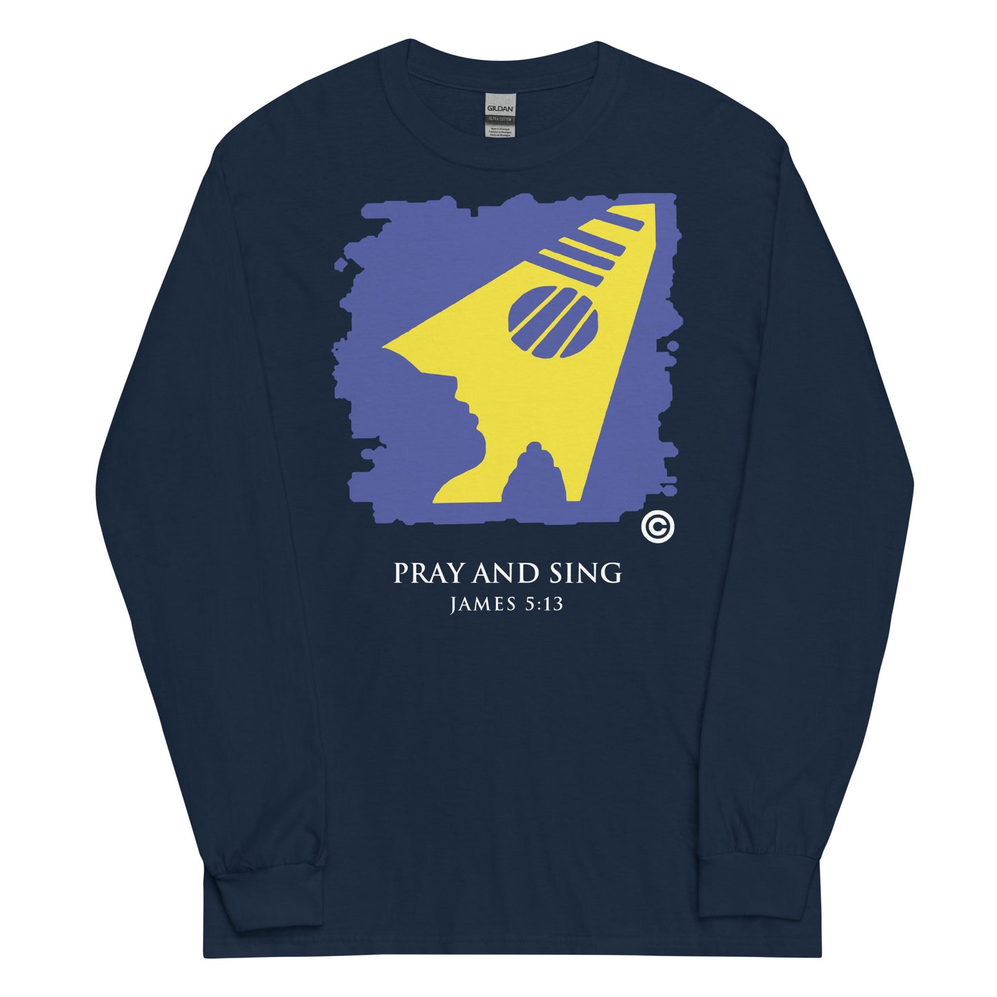 Pray and Sing Men’s Long Sleeve Shirt