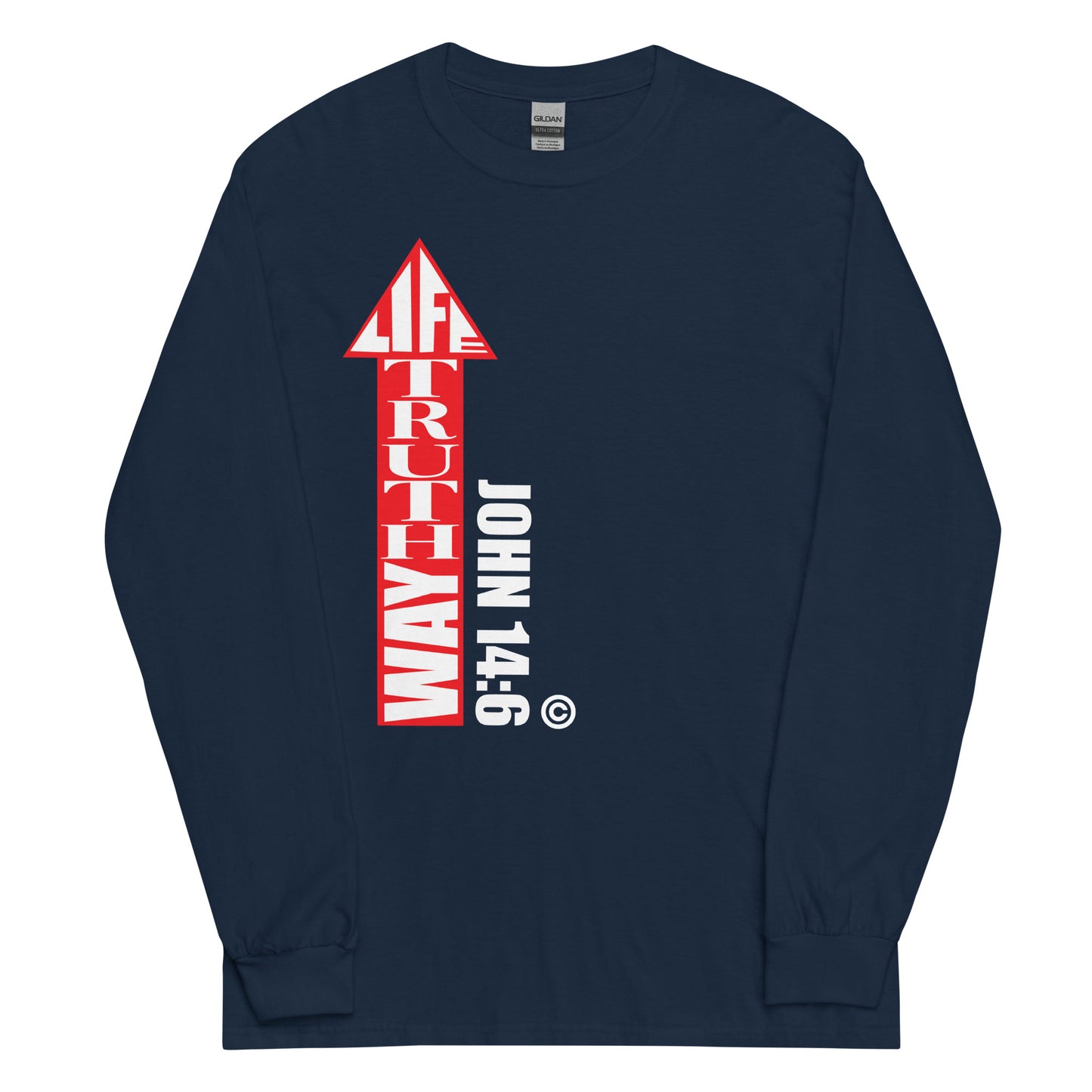 Way Truth Life Men’s Long Sleeve Shirt