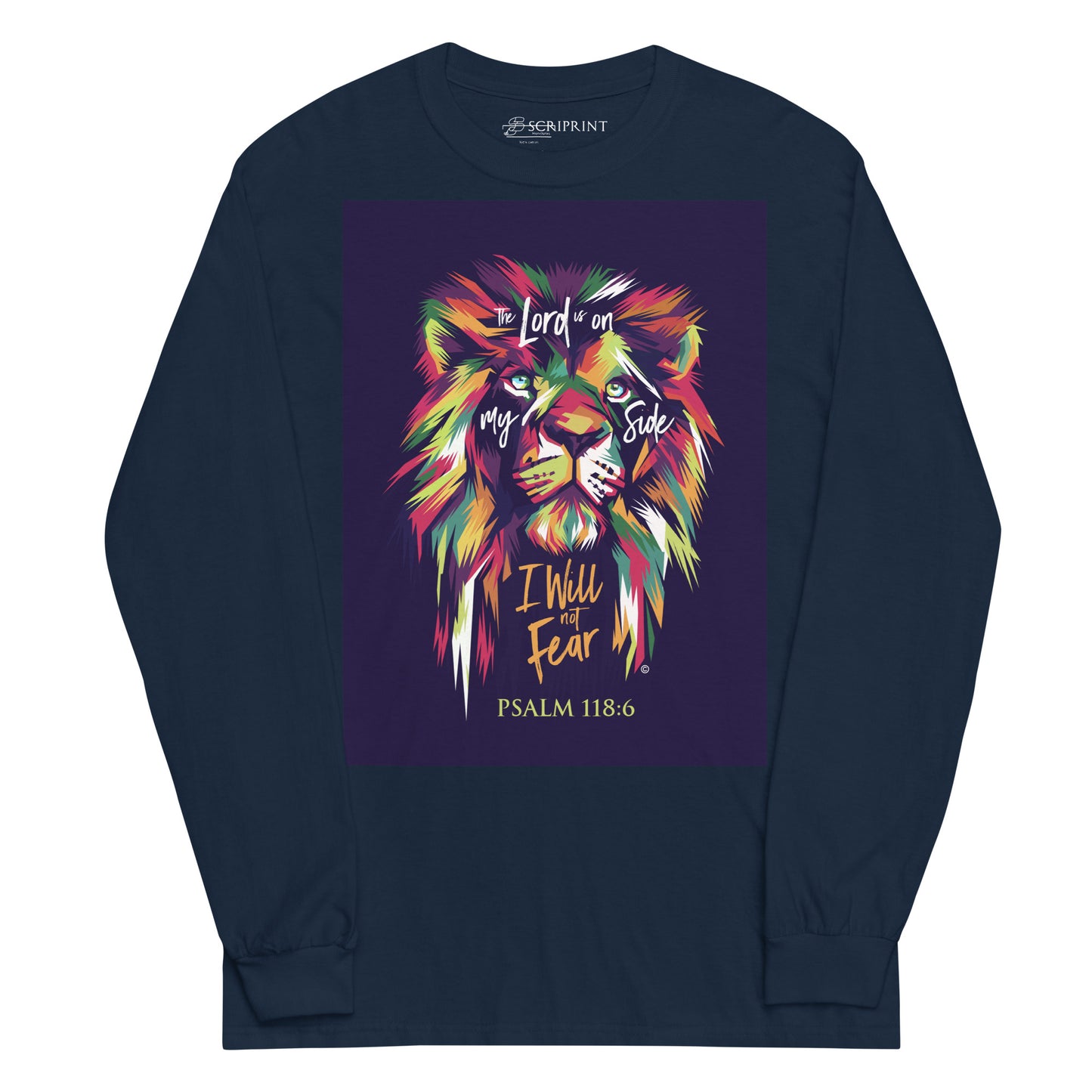 I Will Not Fear Men’s Long Sleeve Shirt