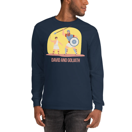 David and Goliath Men’s Long Sleeve Shirt