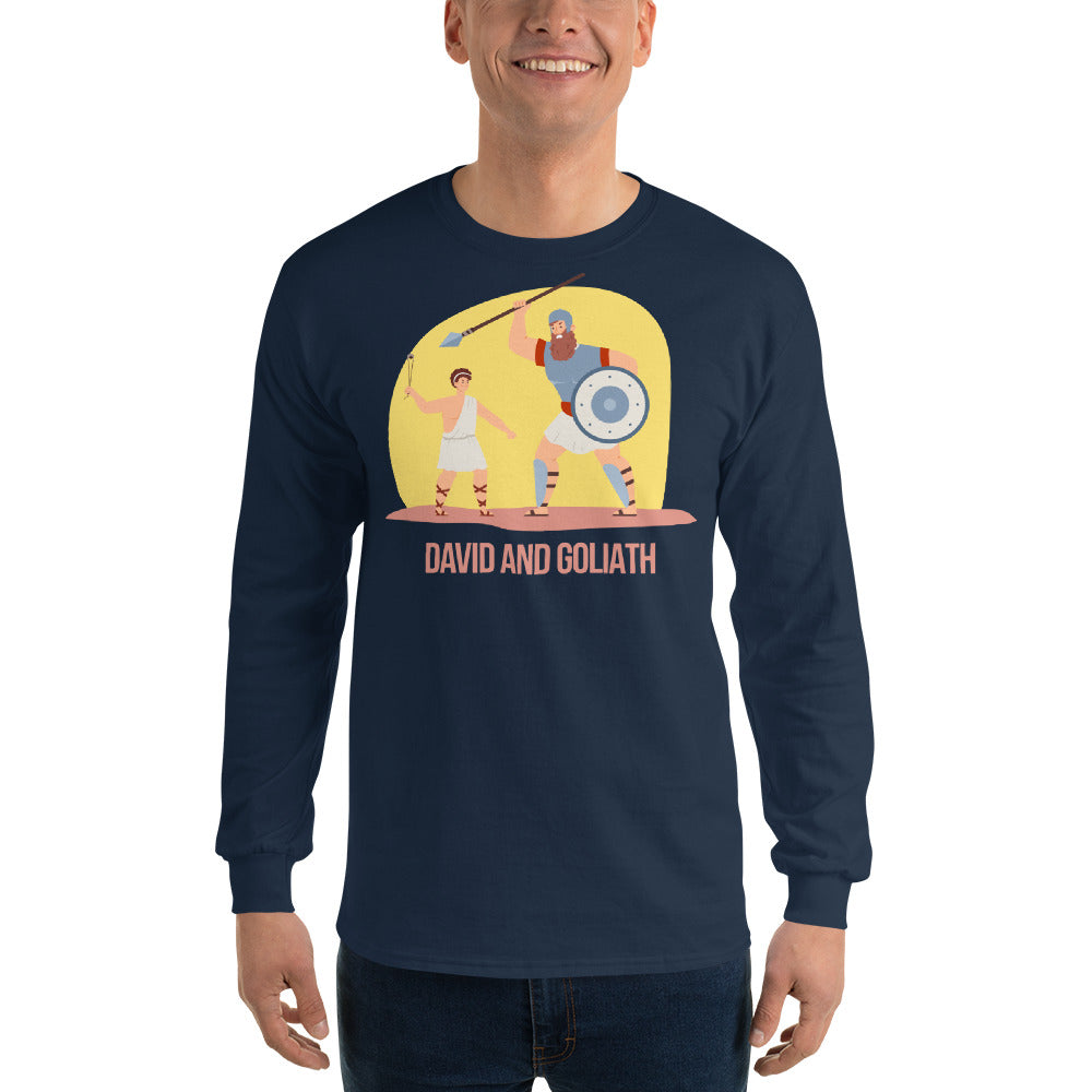 David and Goliath Men’s Long Sleeve Shirt
