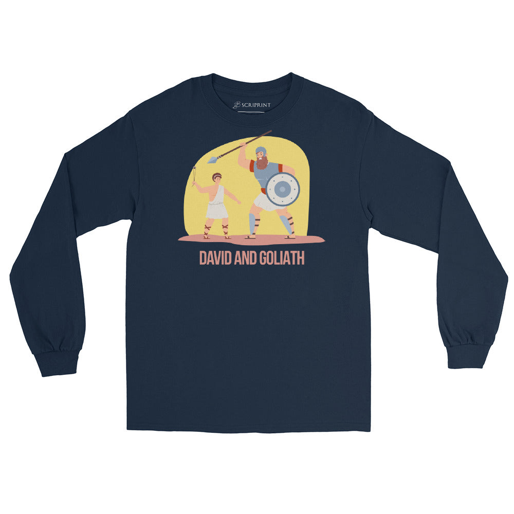 David and Goliath Men’s Long Sleeve Shirt