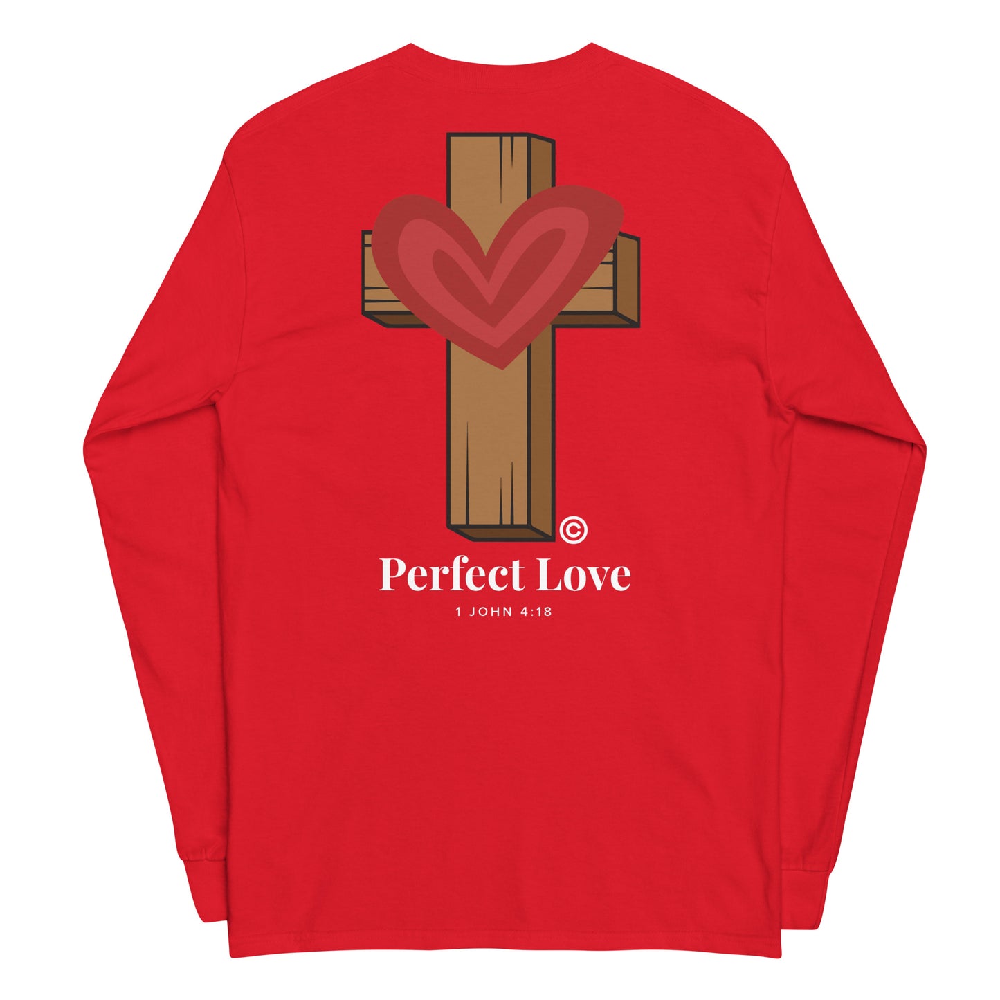 Perfect Love Dark-Colored Men’s Long Sleeve Shirt