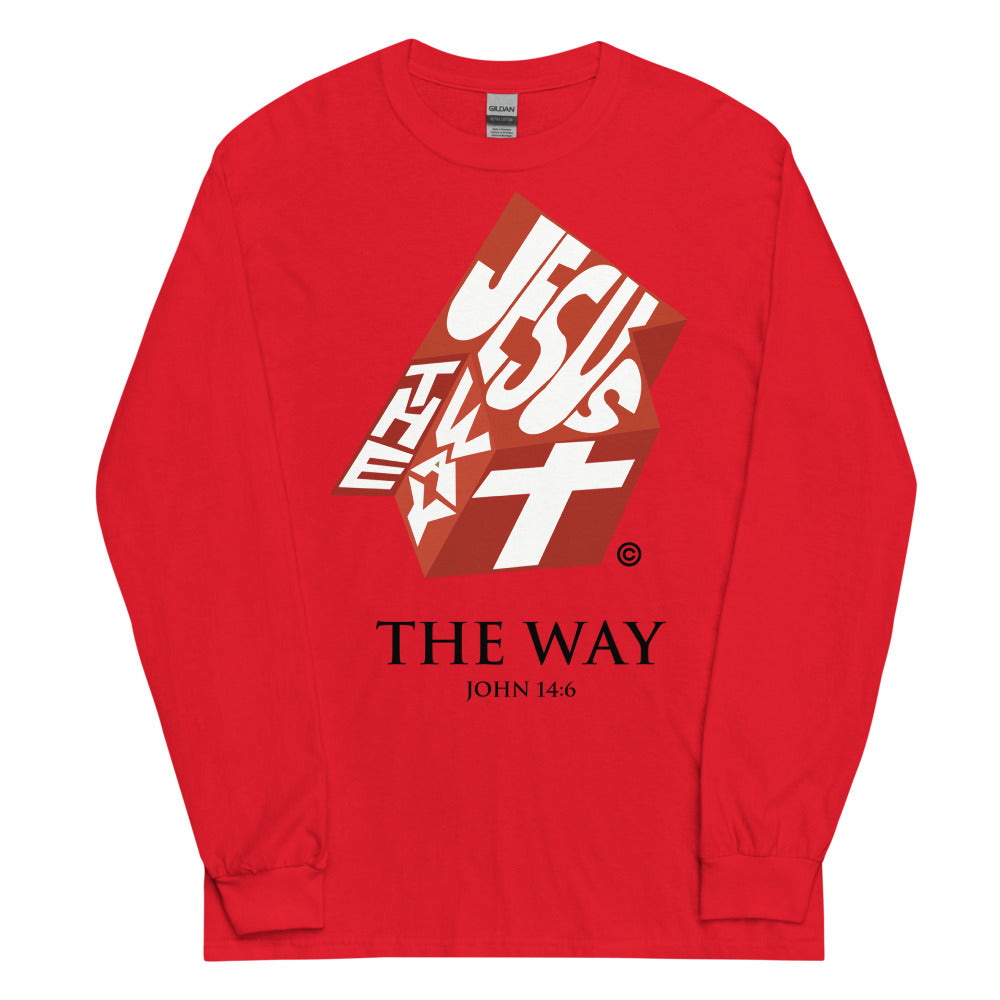 The Way Dark-Colored Men’s Long Sleeve Shirt