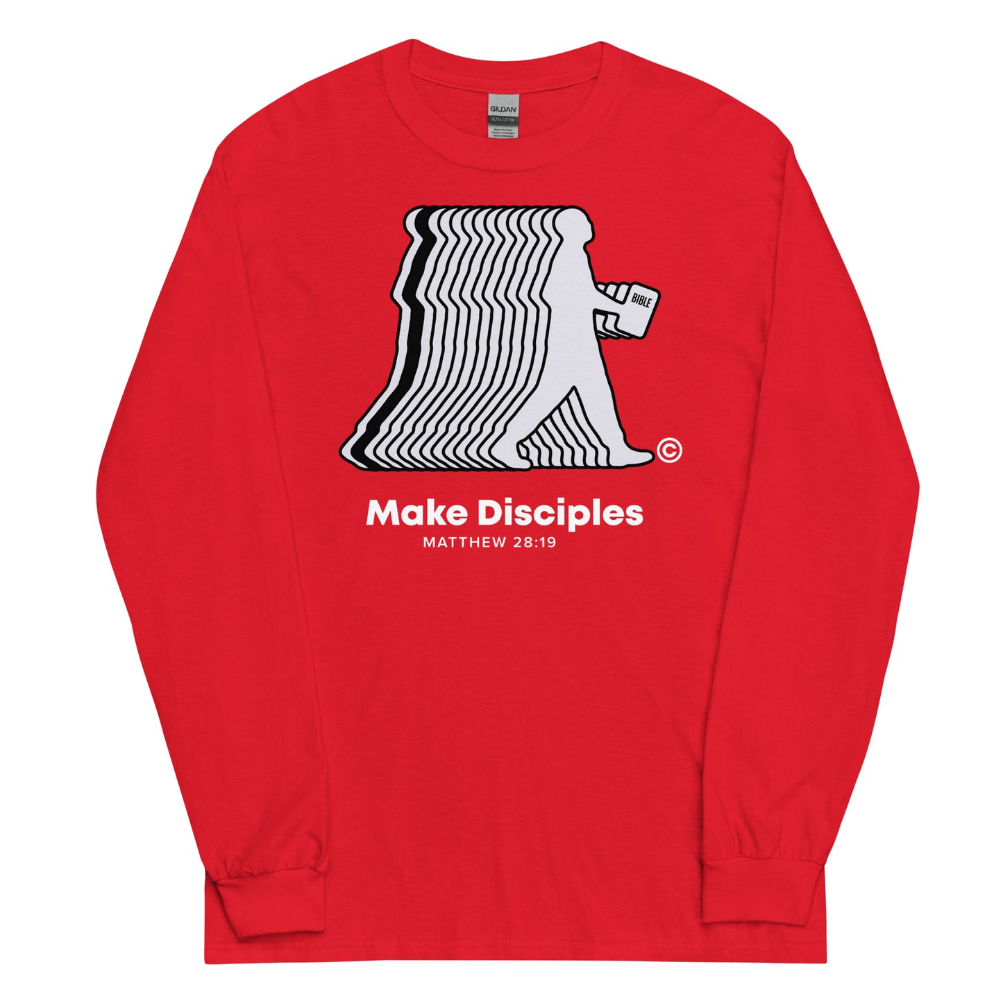 Make Disciples Dark-Colored Men’s Long Sleeve Shirt