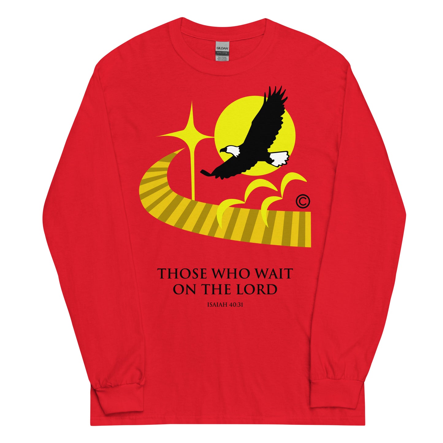 Those Who Wait on the Lord Men’s Long Sleeve Shirt