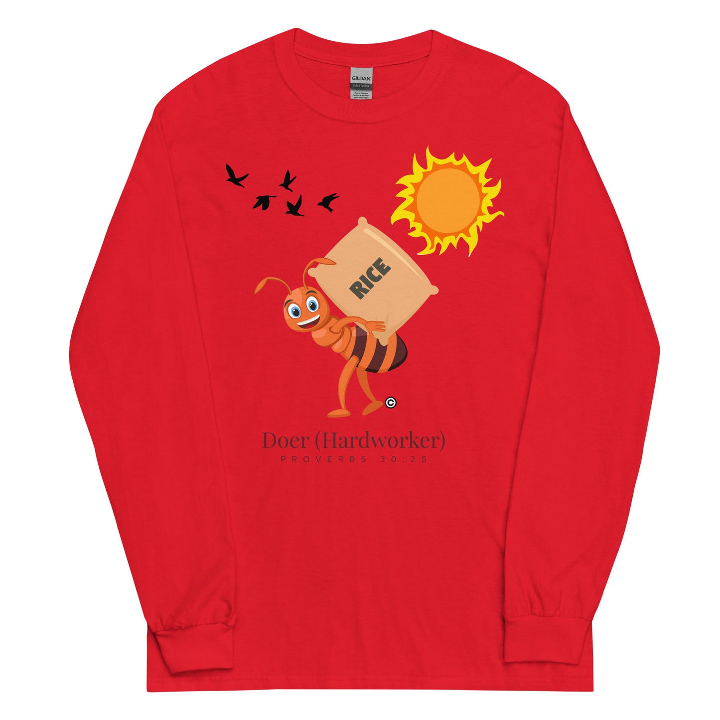 Doer - Hardworker Men’s Long Sleeve Shirt