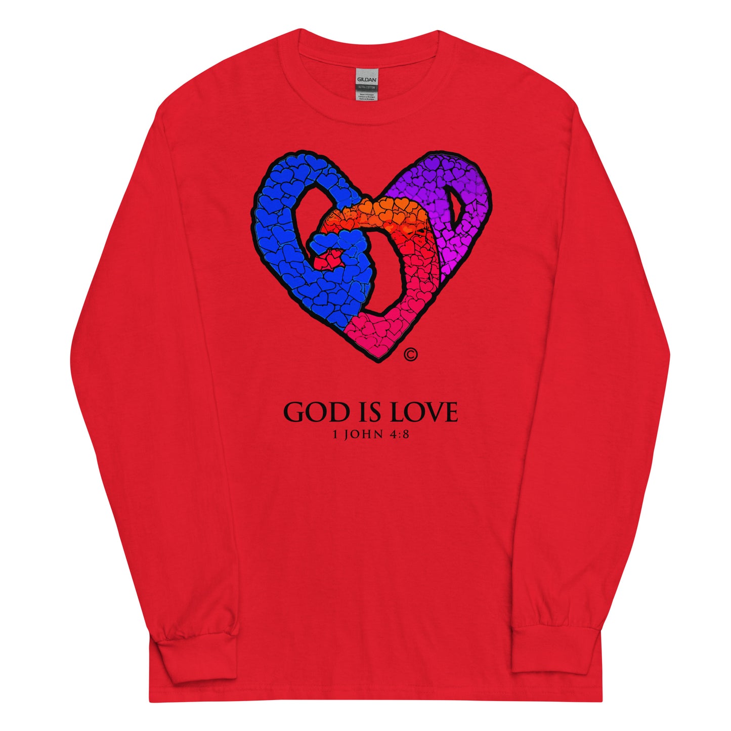 God is Love Men’s Long Sleeve Shirt
