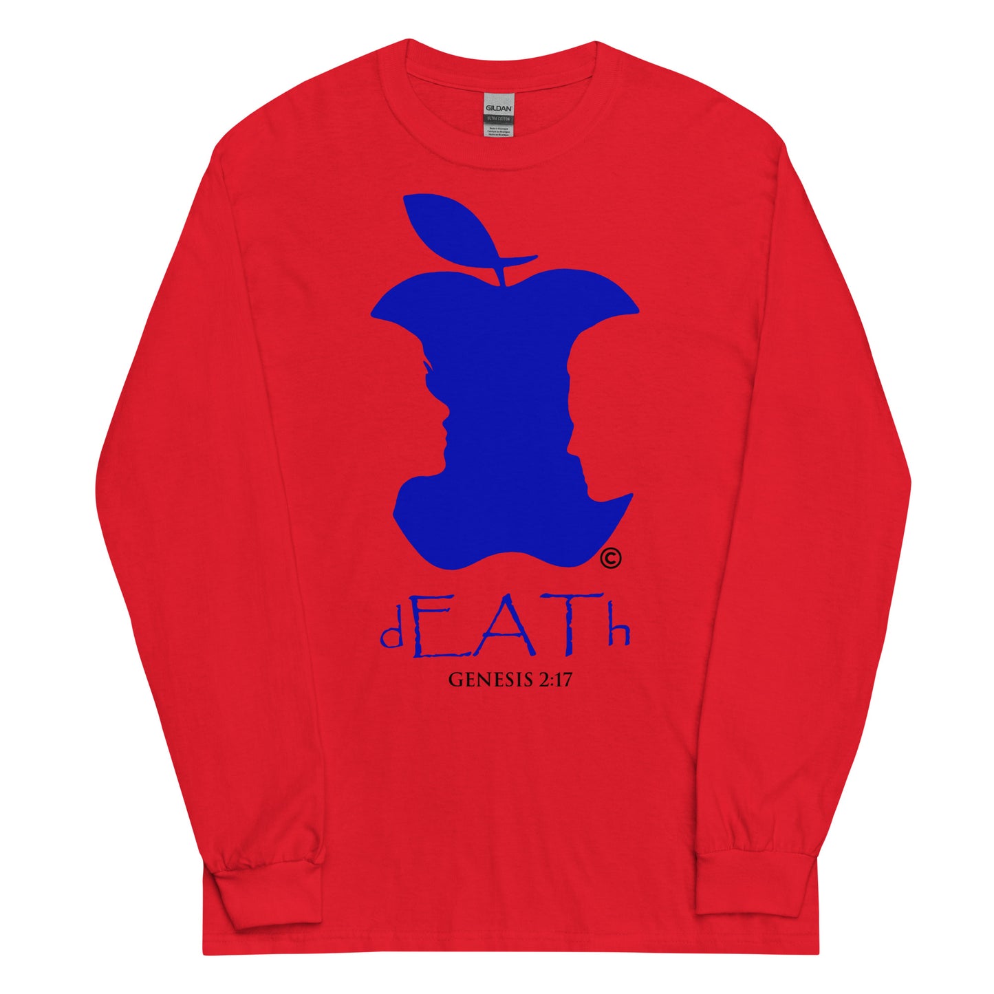 Genesis 2:17 Men’s Long Sleeve Shirt