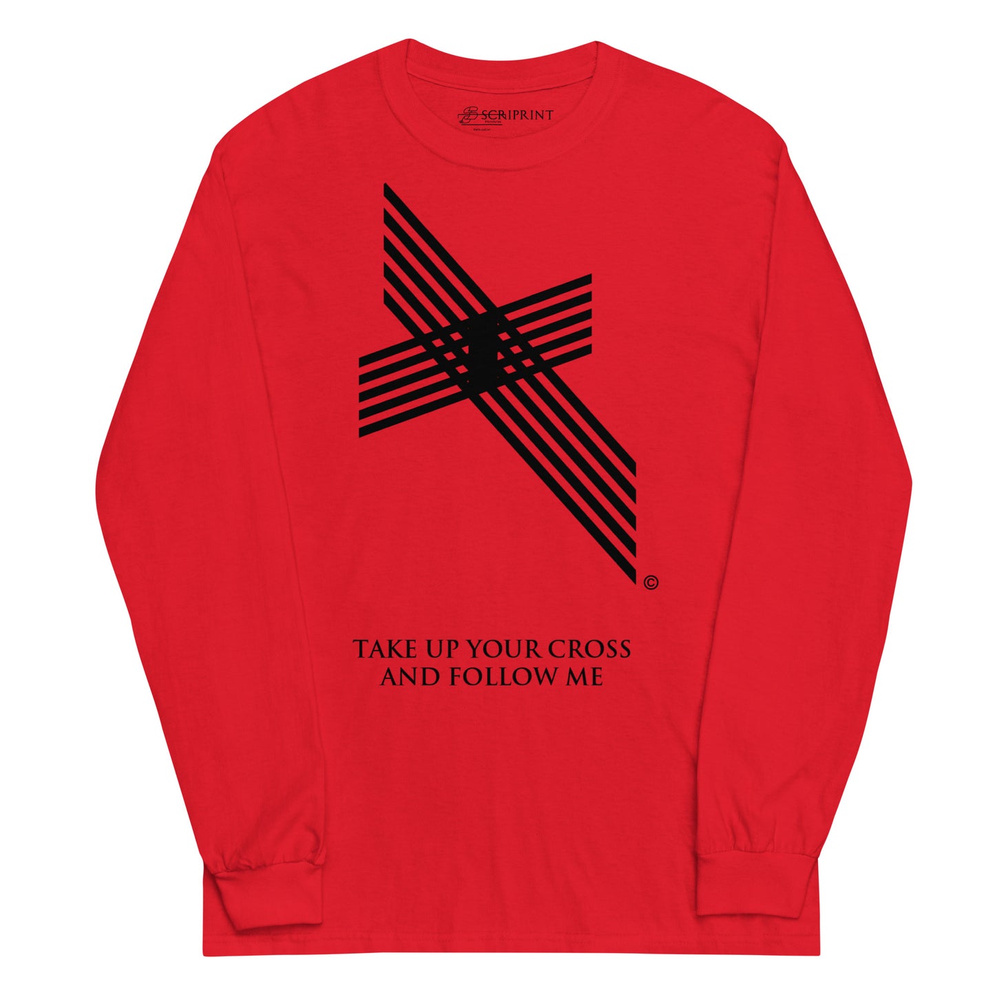 Take Up Your Cross Men’s Long Sleeve Shirt