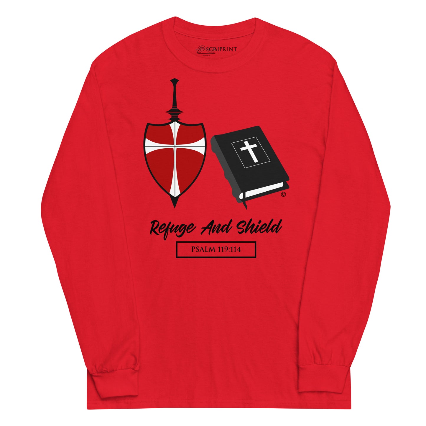 Refuge and Shield Men’s Long Sleeve Shirt