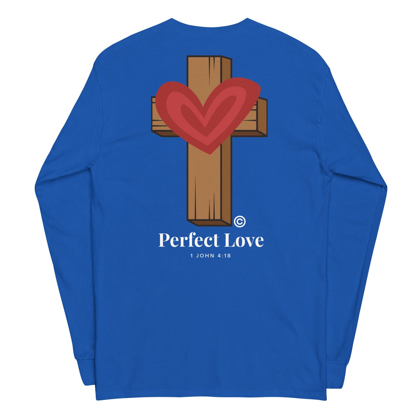 Perfect Love Dark-Colored Men’s Long Sleeve Shirt