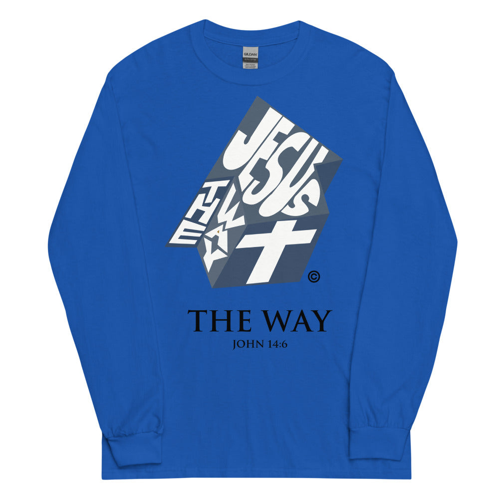 The Way Dark-Colored Men’s Long Sleeve Shirt