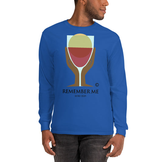 Remember Me Dark-Colored Men’s Long Sleeve Shirt