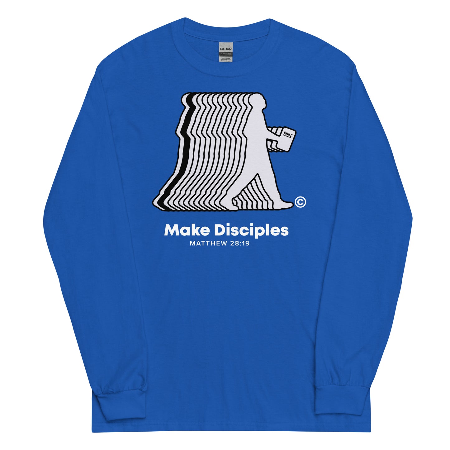 Make Disciples Dark-Colored Men’s Long Sleeve Shirt