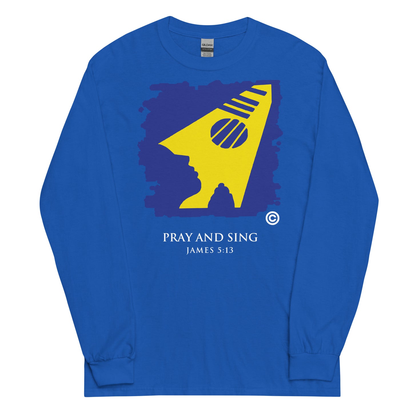 Pray and Sing Men’s Long Sleeve Shirt
