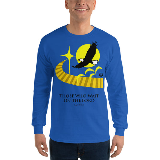 Those Who Wait on the Lord Men’s Long Sleeve Shirt