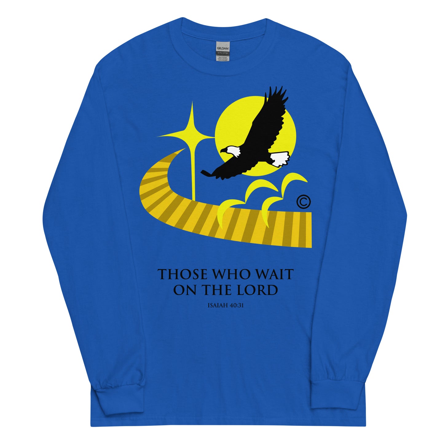 Those Who Wait on the Lord Men’s Long Sleeve Shirt