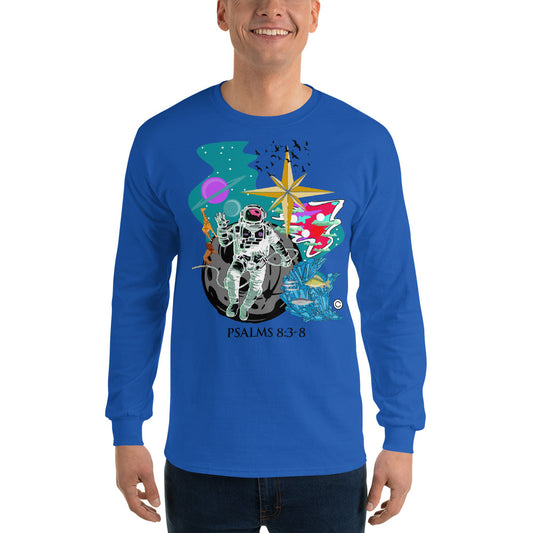 Psalm 8:3-8 Men’s Long Sleeve Shirt