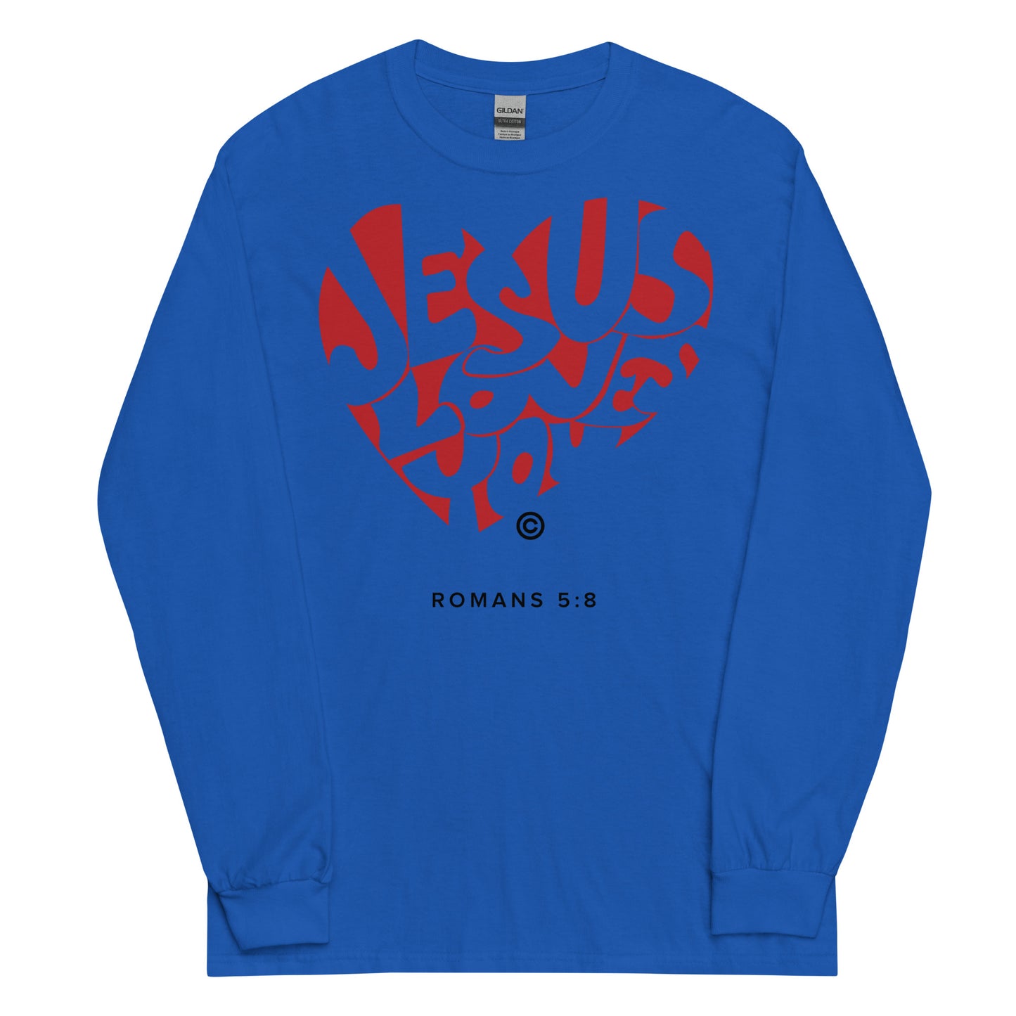 Jesus Loves You Men’s Long Sleeve Shirt