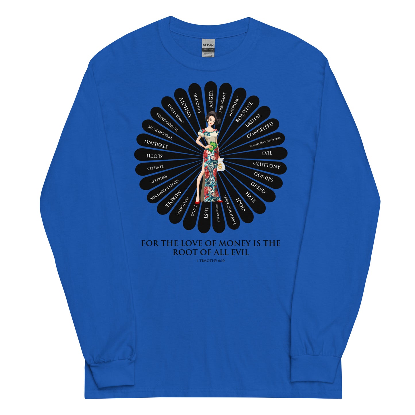 For the Love of Money Men’s Long Sleeve Shirt