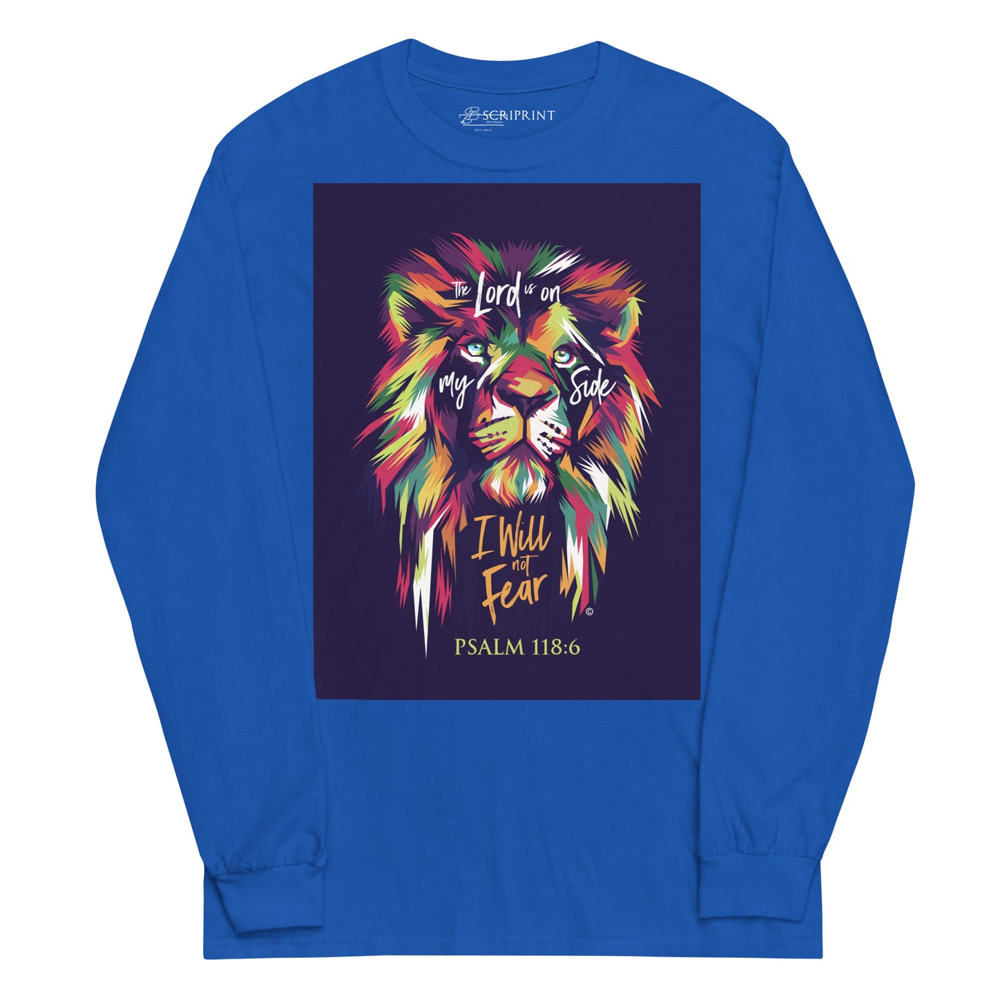 I Will Not Fear Men’s Long Sleeve Shirt