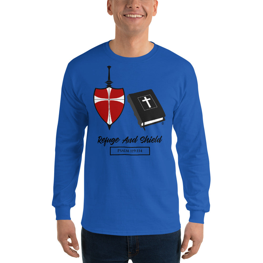 Refuge and Shield Men’s Long Sleeve Shirt