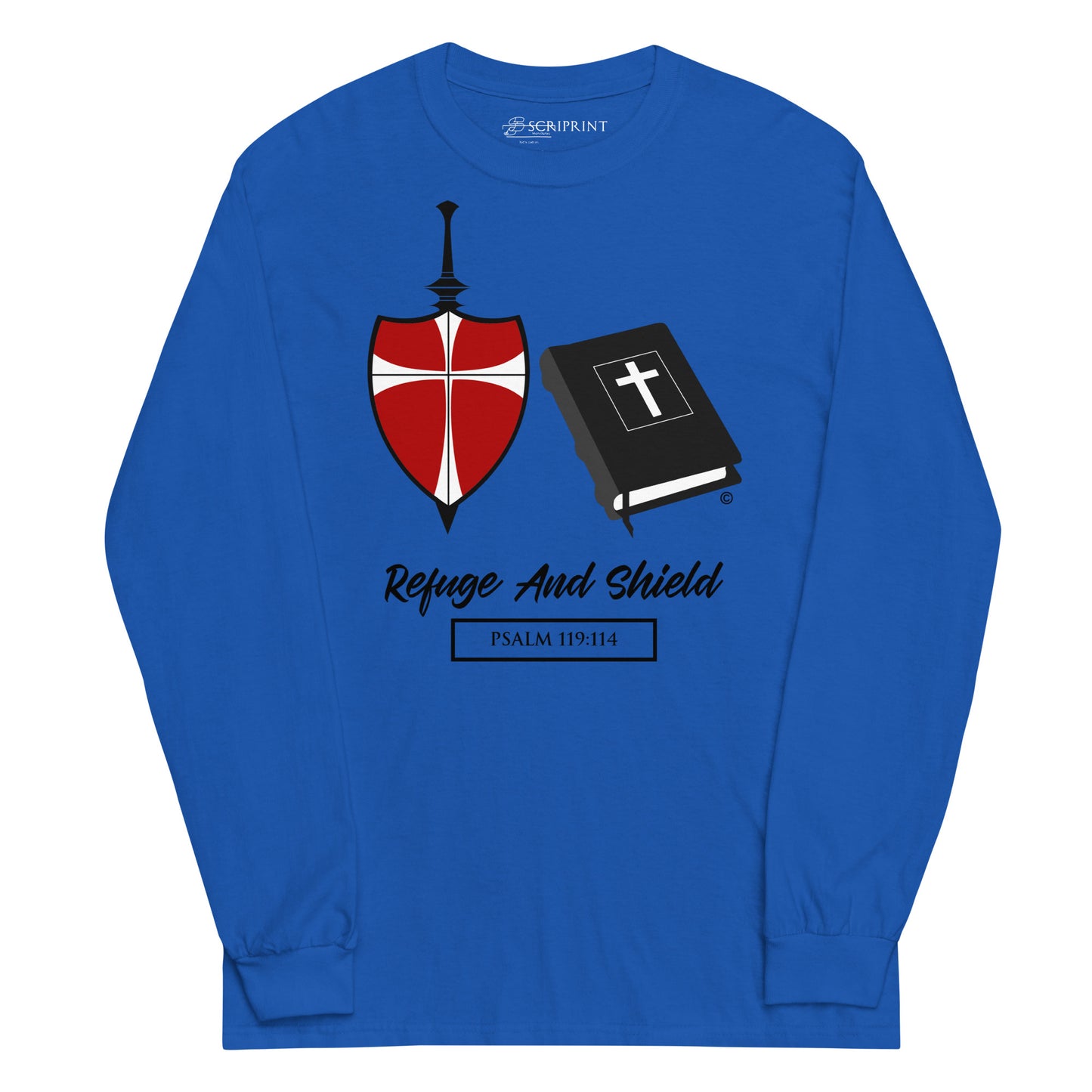 Refuge and Shield Men’s Long Sleeve Shirt