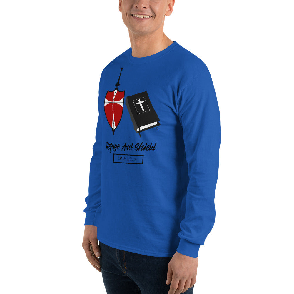 Refuge and Shield Men’s Long Sleeve Shirt