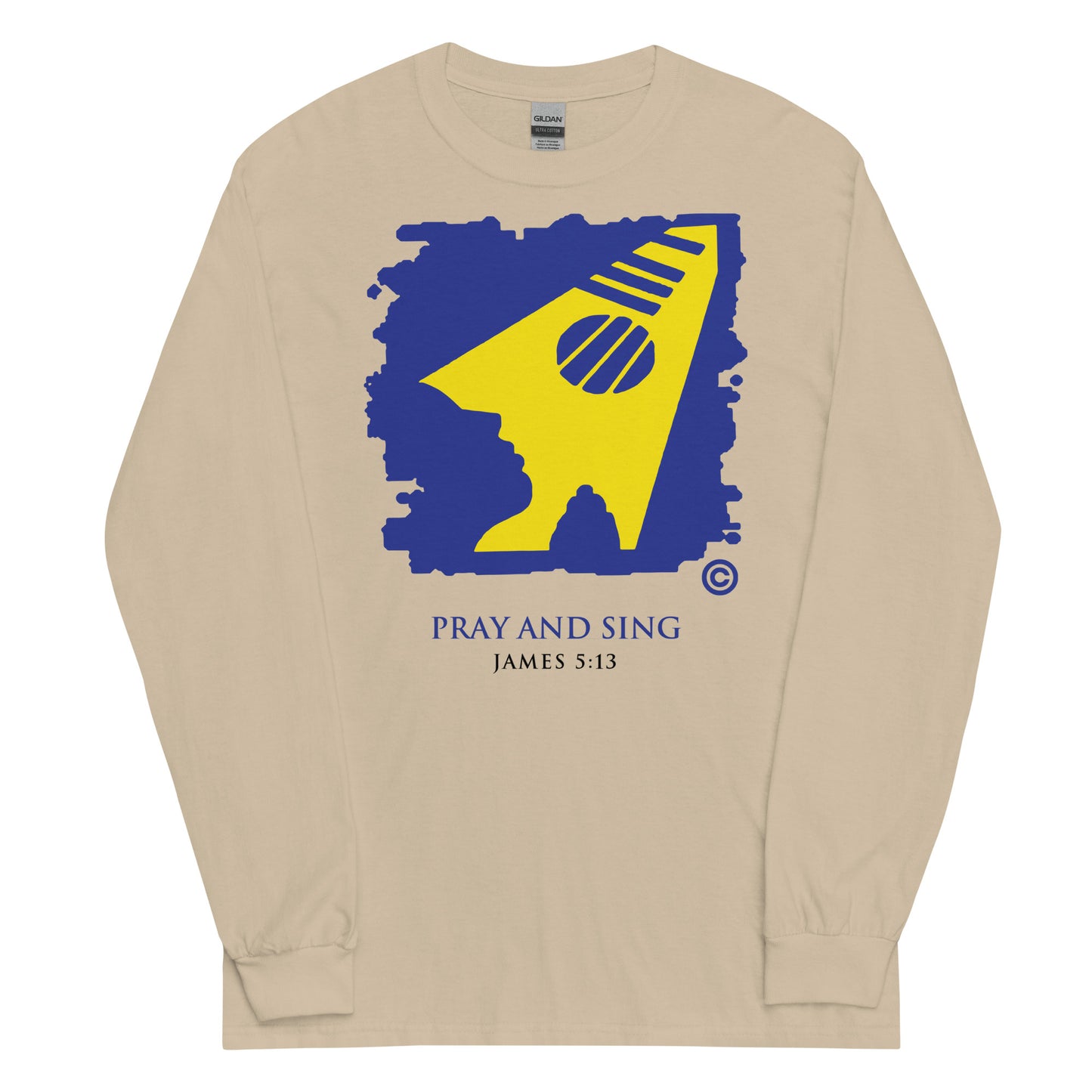 Pray and Sing Men’s Long Sleeve Shirt
