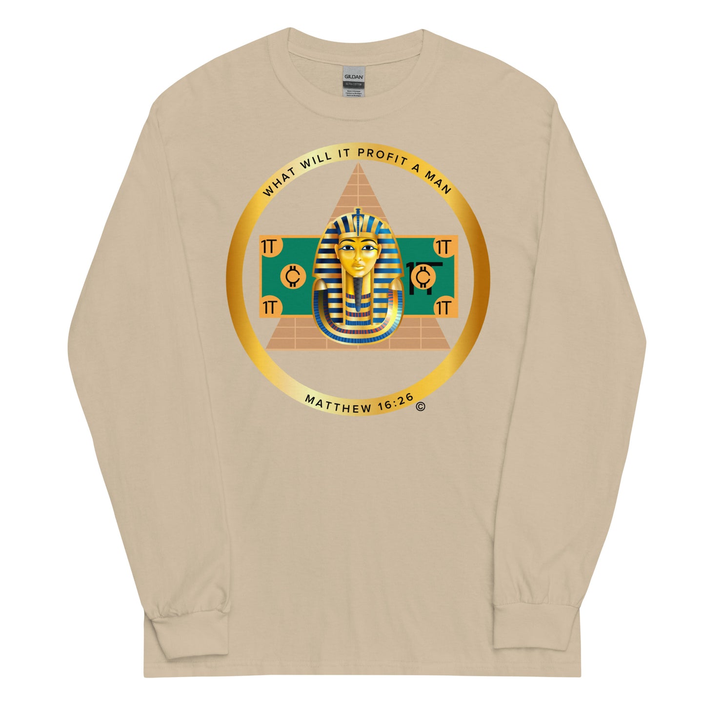 Matthew 16:26 Men’s Long Sleeve Shirt