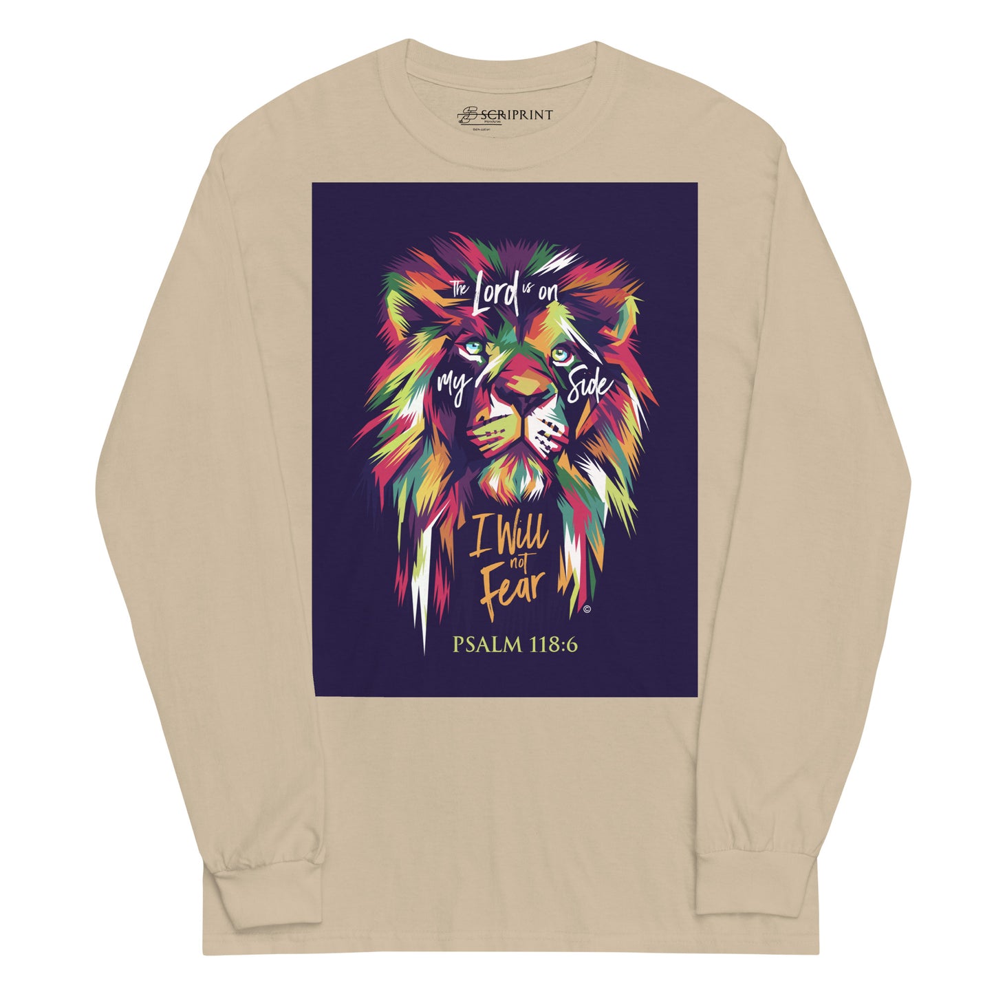 I Will Not Fear Men’s Long Sleeve Shirt