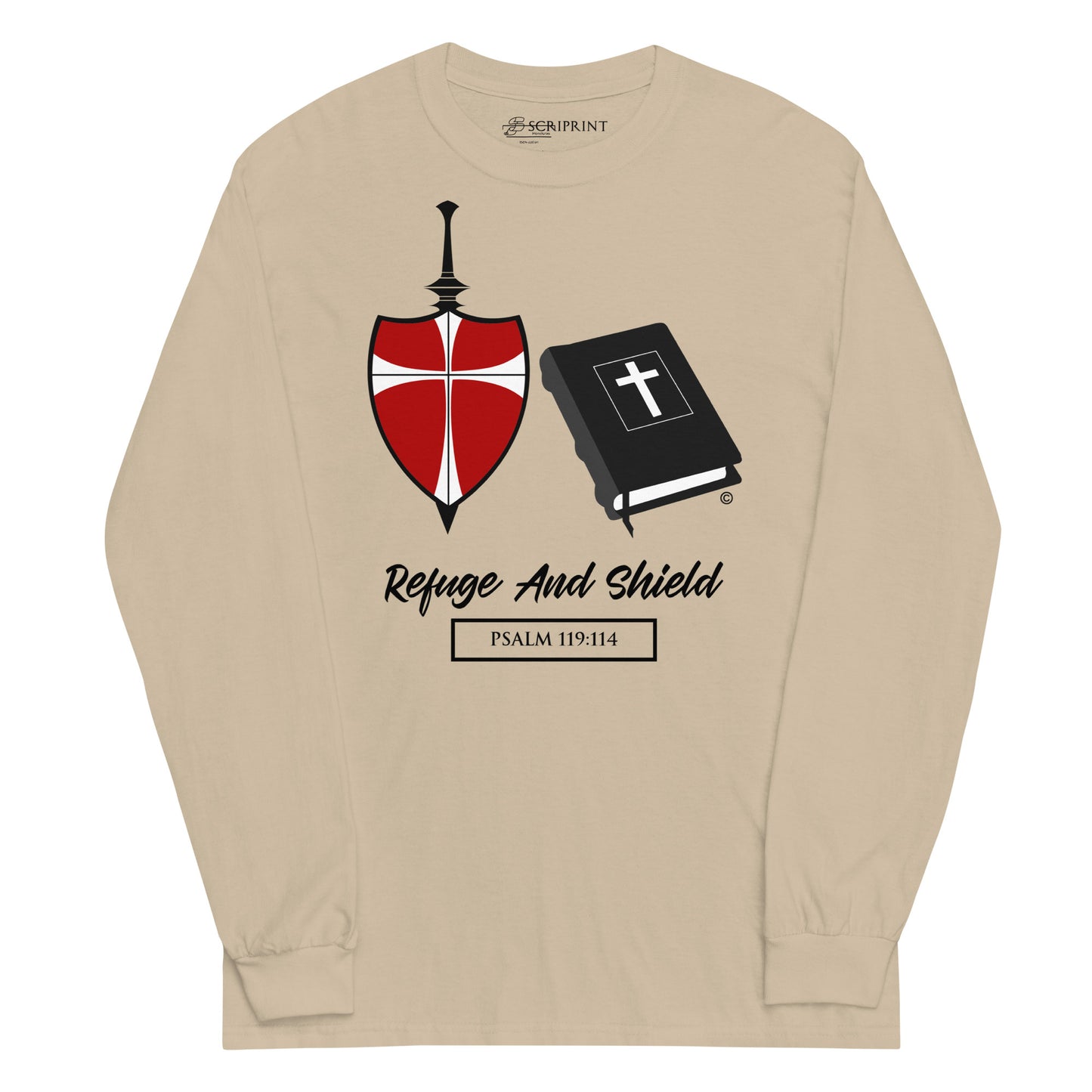 Refuge and Shield Men’s Long Sleeve Shirt