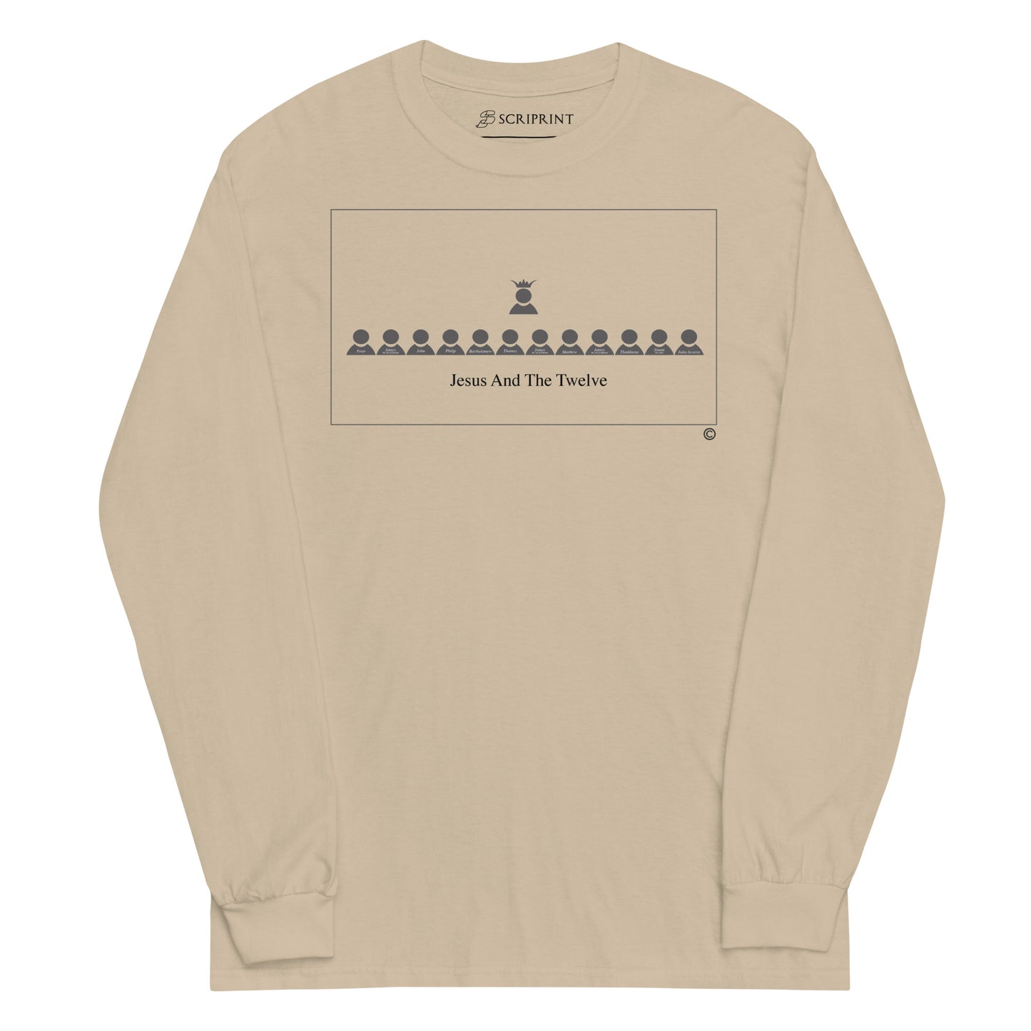 Jesus and the Twelve Men’s Long Sleeve Shirt